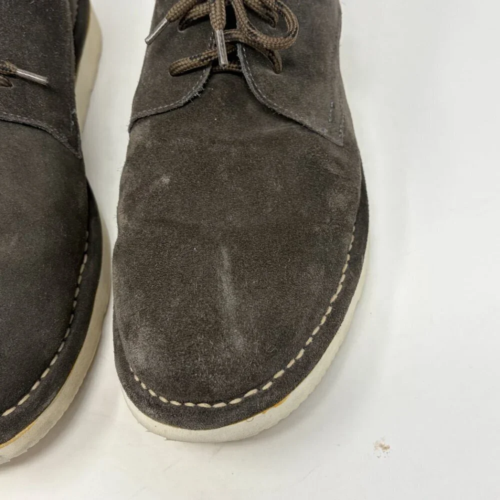 Donald Pliner men's Cris desert boots 12 suede brown grey
